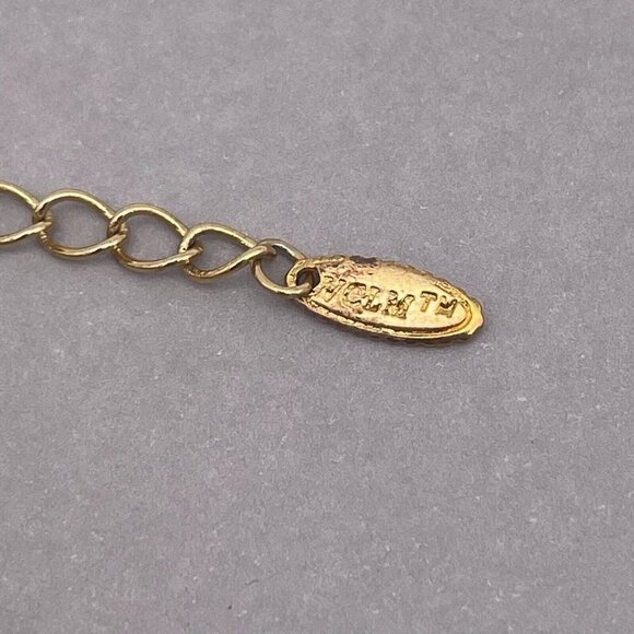 VCLM Pink Beaded Rhinestone Circle Pendant Multicolor Cord Necklace 15 to 17 In - Picture 5 of 6